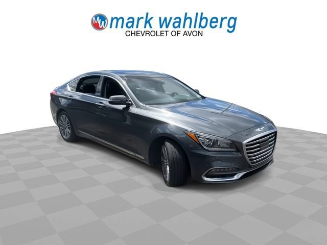Used 2018 GENESIS G80 Base with VIN KMHGN4JE9JU253938 for sale in Avon, OH