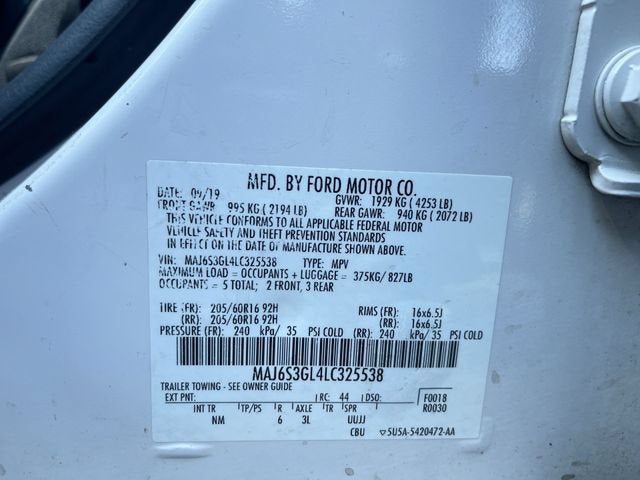 2020 Ford EcoSport SE