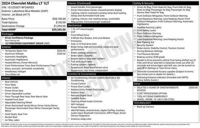 2024 Chevrolet Malibu FWD 1LT