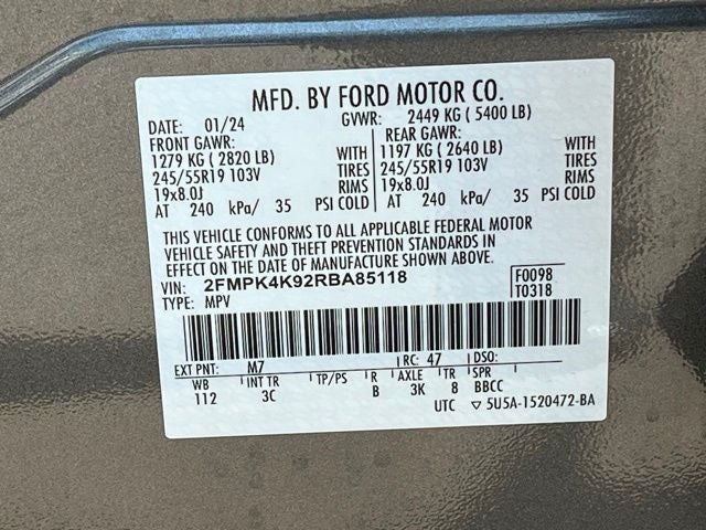 2024 Ford Edge Titanium
