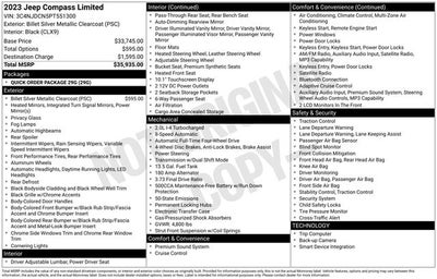2023 Jeep Compass Limited 4x4