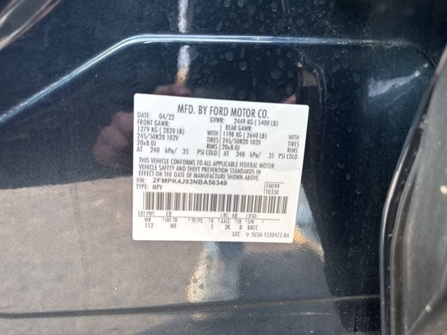 2022 Ford Edge ST Line