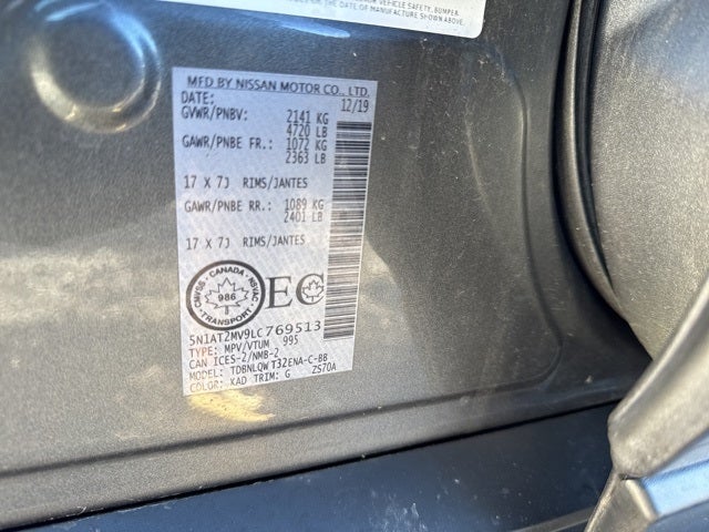 2020 Nissan Rogue SV