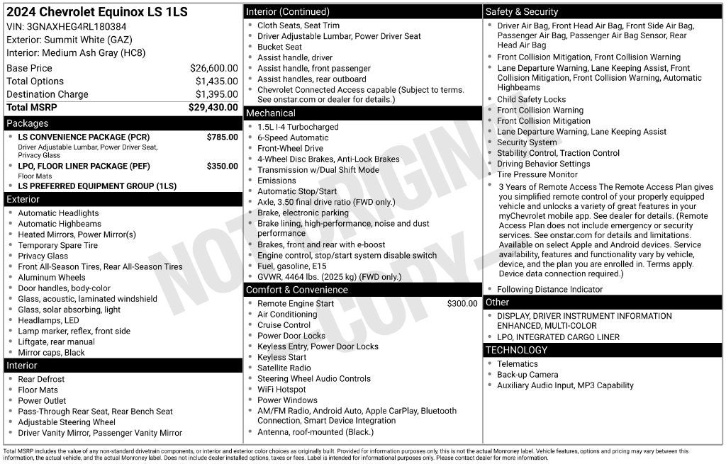 2024 Chevrolet Equinox LS