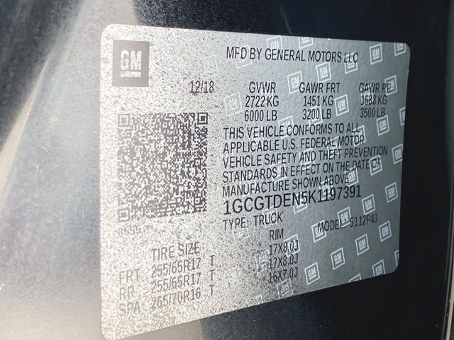 2019 Chevrolet Colorado Z71