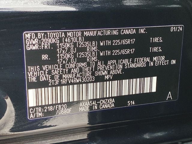 2024 Toyota RAV4 LE