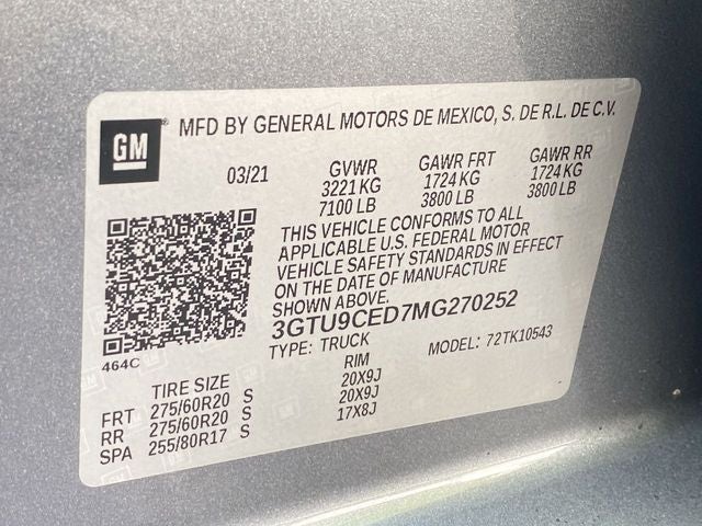 2021 GMC Sierra 1500 Elevation