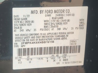 2022 Ford Edge Titanium