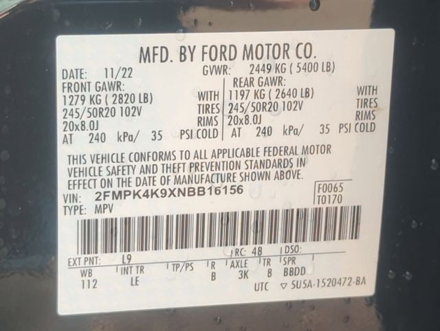 2022 Ford Edge Titanium