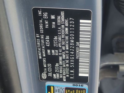 2021 Kia K5 LXS