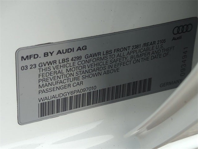 2023 Audi A3 Premium 40 TFSI Front-Wheel Drive S tronic