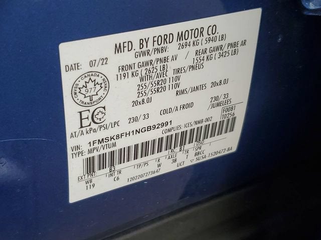 2022 Ford Explorer Limited