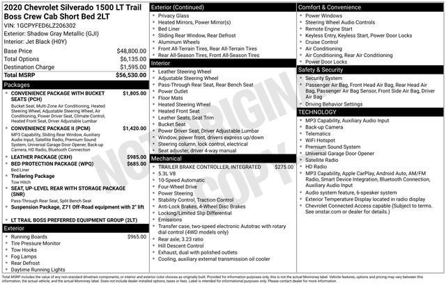 2020 Chevrolet Silverado 1500 LT Trail Boss