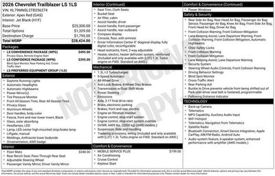 2026 Chevrolet Trailblazer LS