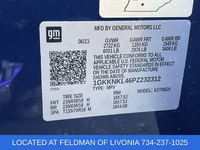 2023 GMC Acadia SLE