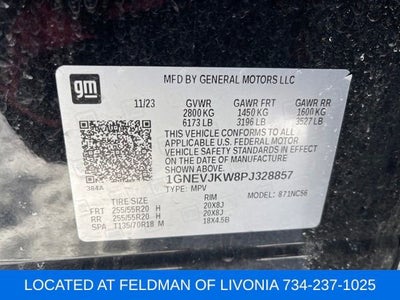 2023 Chevrolet Traverse RS