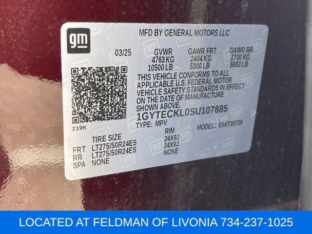 2025 Cadillac ESCALADE IQ Luxury 1