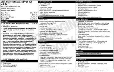 2026 Chevrolet Equinox EV LT