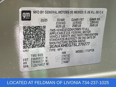 2025 Chevrolet Equinox LT