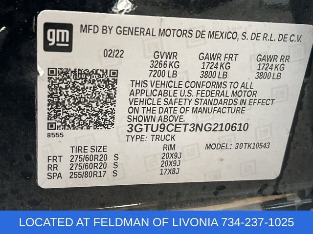 2022 GMC Sierra 1500 Limited Elevation