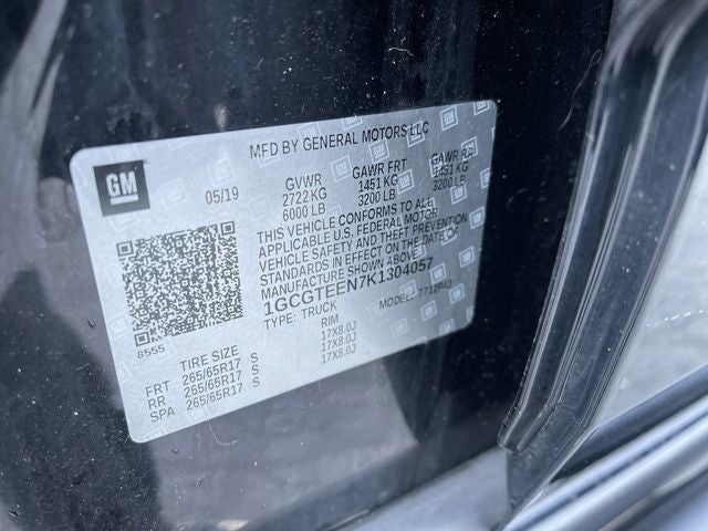 2019 Chevrolet Colorado 4WD ZR2