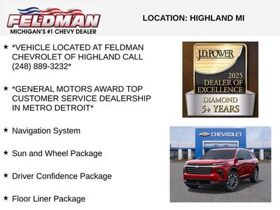 2026 Chevrolet Traverse LT