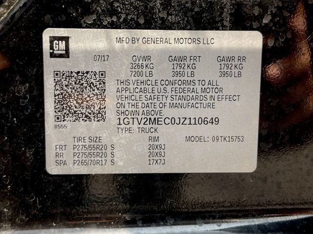 2018 GMC Sierra 1500 SLE