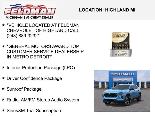 2026 Chevrolet Trax 2RS