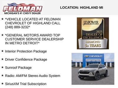 2026 Chevrolet Trax 2RS