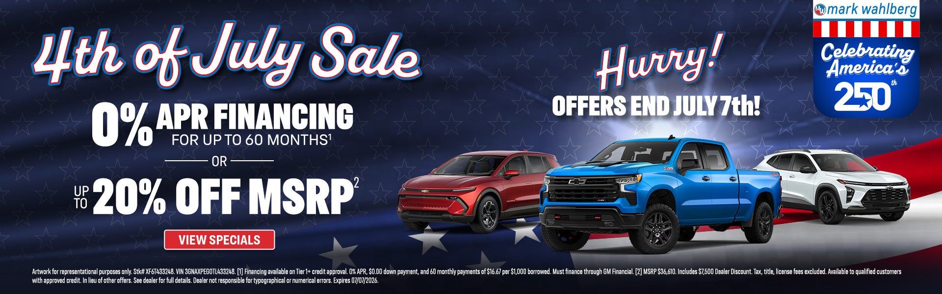 4th of July Sale