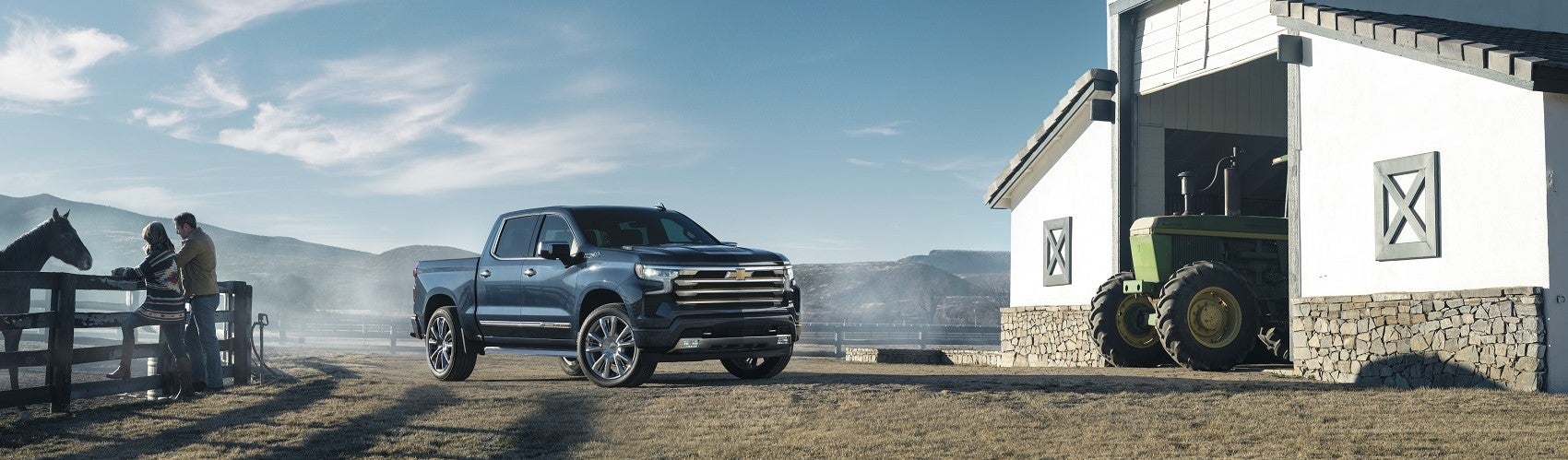 Dark blue 2023 Chevy Silverado 1500 