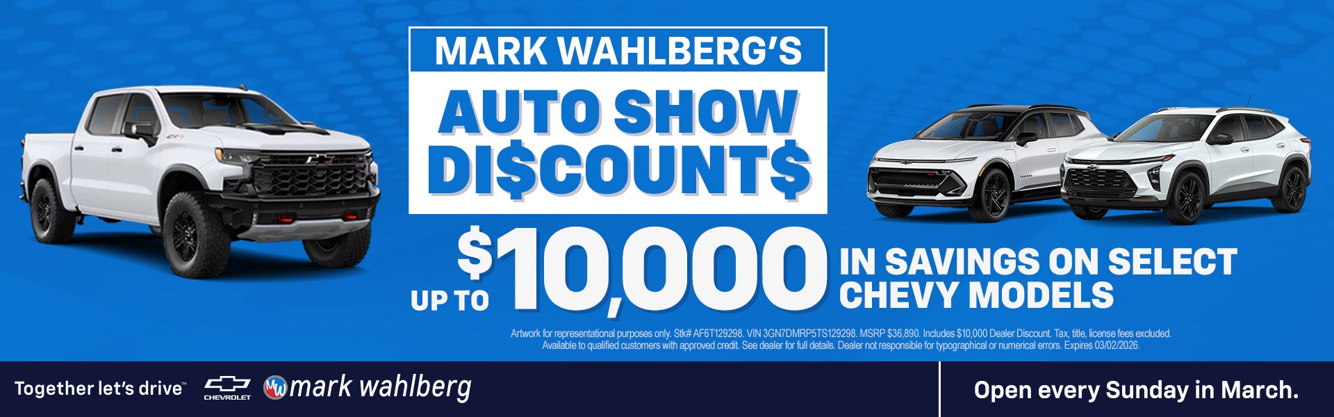 Auto Show Discounts